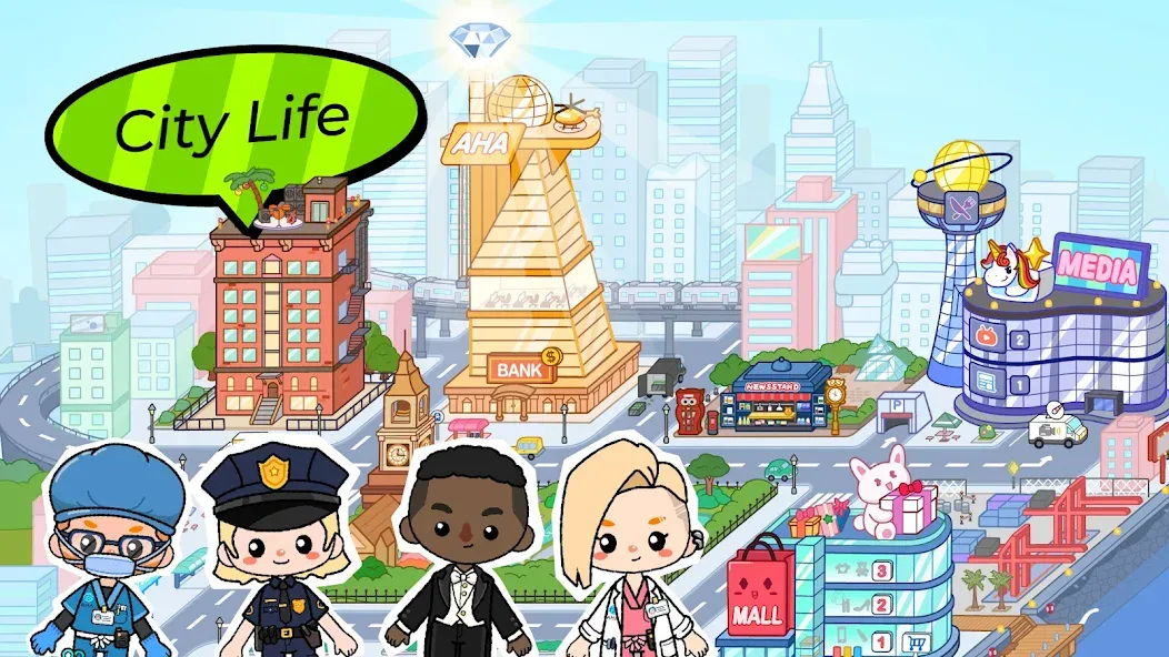 Aha World: Baby Care (Аха Ворлд) МОД/Взлом [Много монет, Открытые уровни и Мега MOD] Screenshot 4