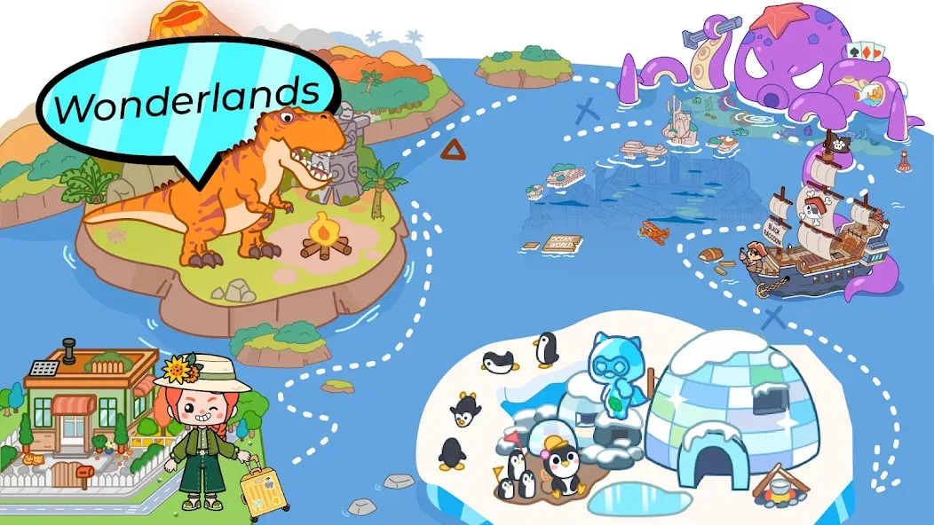 Aha World: Baby Care (Аха Ворлд) МОД/Взлом [Много монет, Открытые уровни и Мега MOD] Screenshot 5