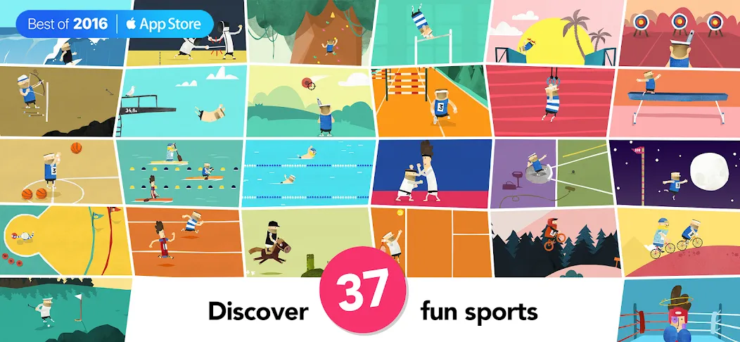 Fiete Sports - 37 Sport Games (Фите Спортс) МОД/Взлом [Все открыто, Дополнительные деньги и Меню MOD] Screenshot 1
