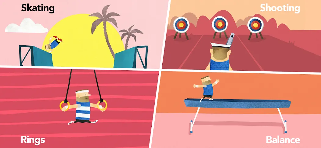 Fiete Sports - 37 Sport Games (Фите Спортс) МОД/Взлом [Все открыто, Дополнительные деньги и Меню MOD] Screenshot 2