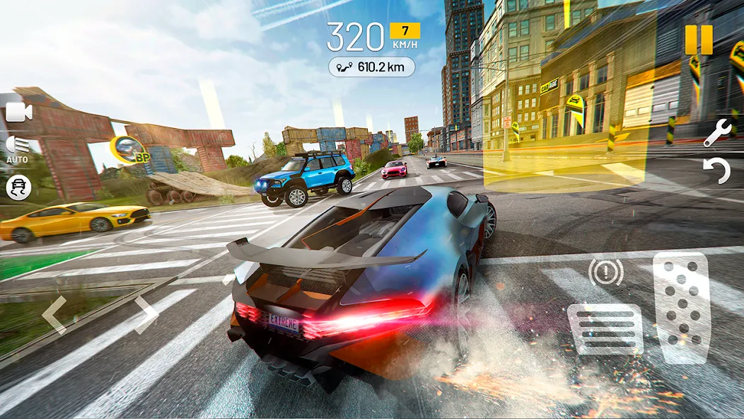 Extreme Car Driving Simulator (Экстримальный симулятор вождения автомобиля) МОД/Взлом [Много монет, Открытые уровни и Мега MOD] Screenshot 2