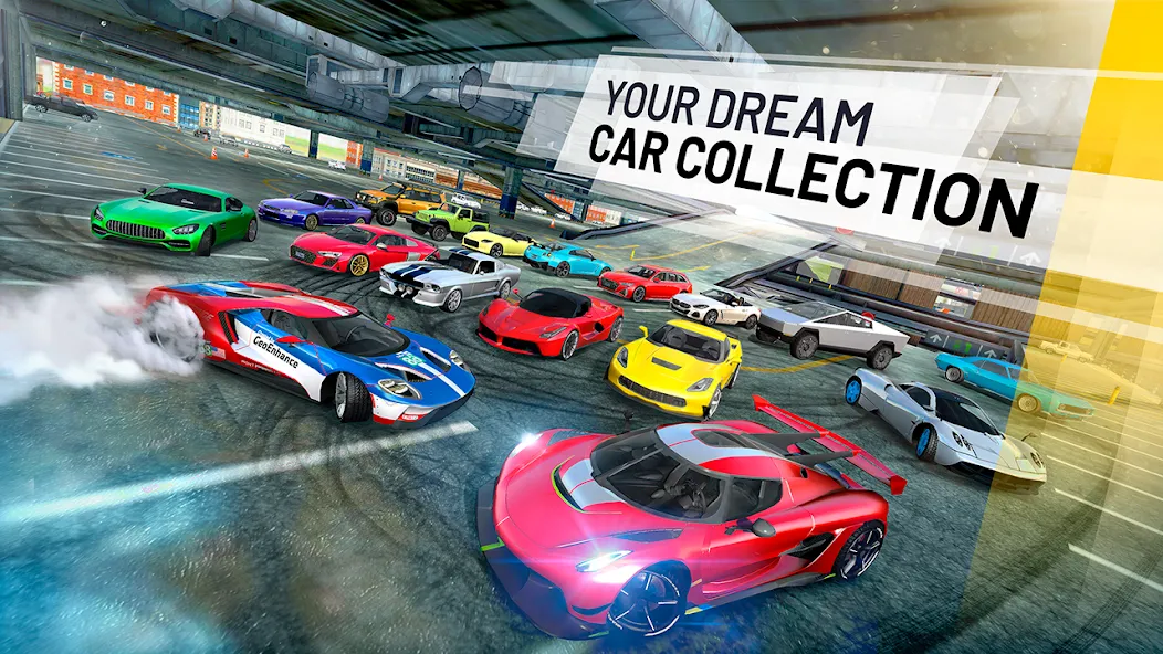 Extreme Car Driving Simulator (Экстримальный симулятор вождения автомобиля) МОД/Взлом [Много монет, Открытые уровни и Мега MOD] Screenshot 5
