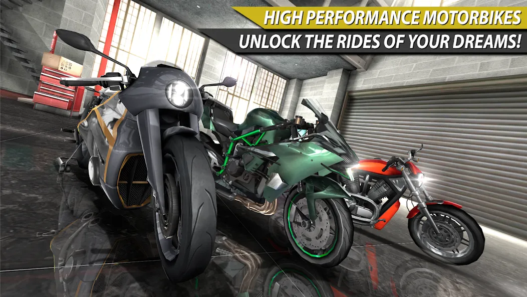 Moto Rider In Traffic (Мото Райдер в Трафике) МОД/Взлом [Много монет, Открытые уровни и Мега MOD] Screenshot 4