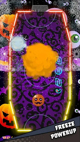 Air Hockey Glow HD Ultimate 2D (Эйр) МОД/Взлом [Много монет, Открытые уровни и Мега MOD] Screenshot 4