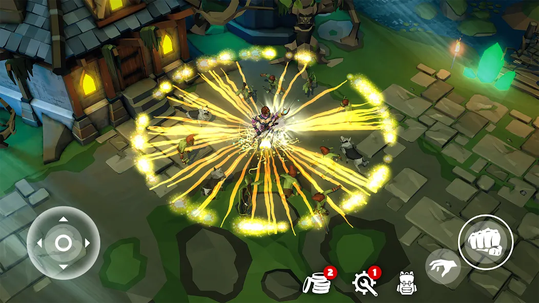 Polygon Fantasy: Action RPG (Полигон Фэнтези) МОД/Взлом [Бесконечные деньги, Монеты и Мега MOD] Screenshot 1