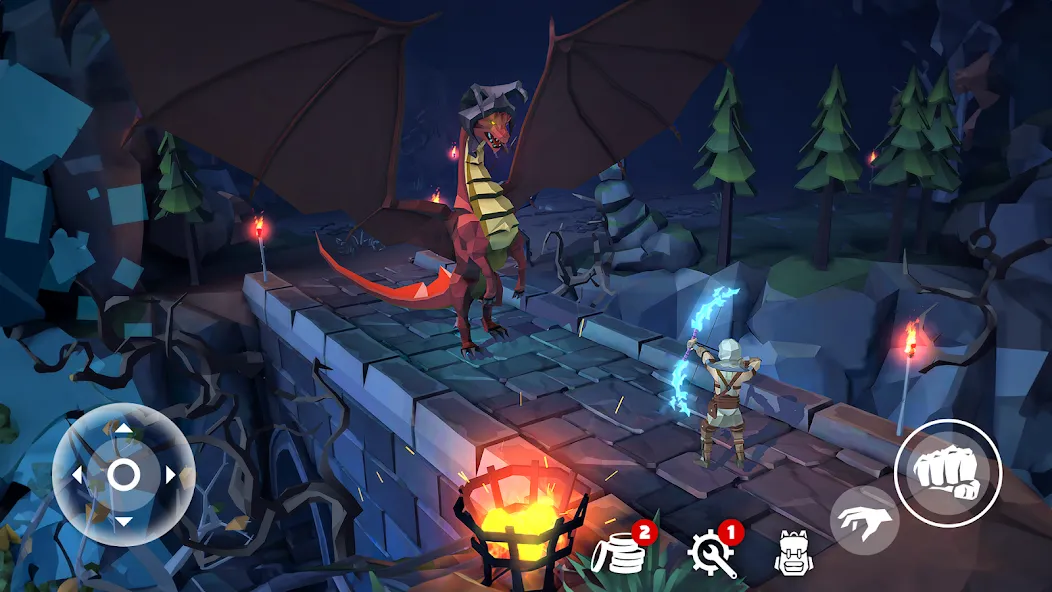 Polygon Fantasy: Action RPG (Полигон Фэнтези) МОД/Взлом [Бесконечные деньги, Монеты и Мега MOD] Screenshot 4