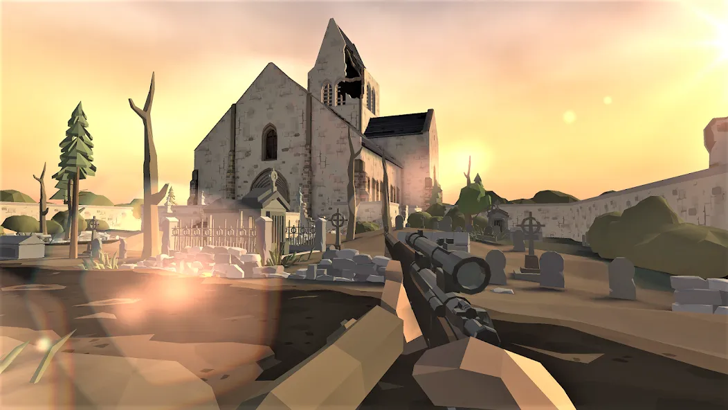 World War Polygon: WW2 shooter (Ворлд Вар Полигон) МОД/Взлом [Меню, Бесконечные монеты и Открытые уровни] Screenshot 3