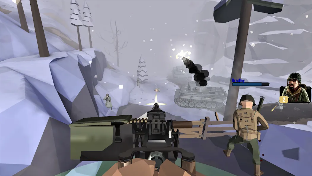 World War Polygon: WW2 shooter (Ворлд Вар Полигон) МОД/Взлом [Меню, Бесконечные монеты и Открытые уровни] Screenshot 5