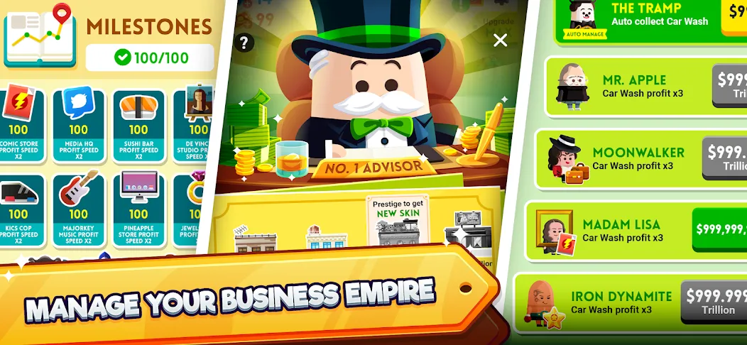 Cash, Inc. Fame & Fortune Game МОД/Взлом [Много денег, Монет и Все открыто] Screenshot 4
