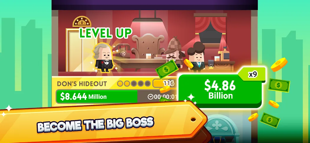 Cash, Inc. Fame & Fortune Game МОД/Взлом [Много денег, Монет и Все открыто] Screenshot 5