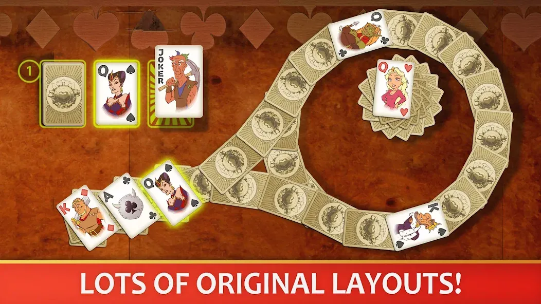 Solitaire Perfect Match МОД/Взлом [Много монет, Открытые уровни и Мега MOD] Screenshot 2