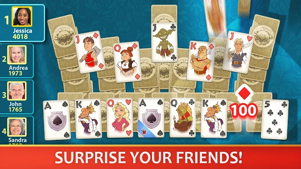 Solitaire Perfect Match МОД/Взлом [Много монет, Открытые уровни и Мега MOD] Screenshot 3