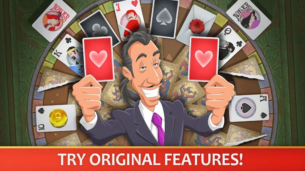 Solitaire Perfect Match МОД/Взлом [Много монет, Открытые уровни и Мега MOD] Screenshot 4
