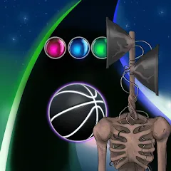 Скачать Siren Head Forest Neon ball Взлом (Много денег и без рекламы) на Андроид