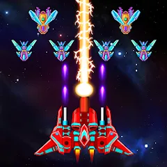 Скачать взлом Galaxy Attack: Shooting Game на много денег и кристаллов бесплатно