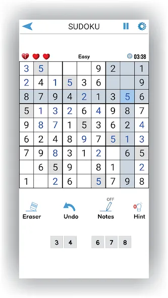 Sudoku Offline: Hard Puzzles (Судоку Оффлайн) МОД/Взлом [Бесконечные деньги, Монеты и Мега MOD] Screenshot 2