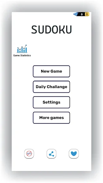 Sudoku Offline: Hard Puzzles (Судоку Оффлайн) МОД/Взлом [Бесконечные деньги, Монеты и Мега MOD] Screenshot 3