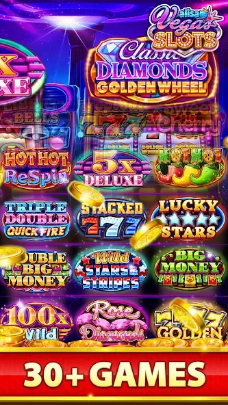 VEGAS Slots by Alisa – Free Fu (Вегас Слоты от Алисы) МОД/Взлом [Бесконечные деньги, Монеты и Мега MOD] Screenshot 3