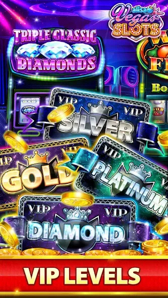 VEGAS Slots by Alisa – Free Fu (Вегас Слоты от Алисы) МОД/Взлом [Бесконечные деньги, Монеты и Мега MOD] Screenshot 4