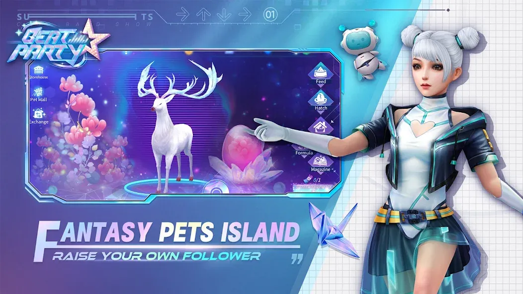 Beat Party (Бит Пати) МОД/Взлом [Меню, Бесконечные монеты и Открытые уровни] Screenshot 1