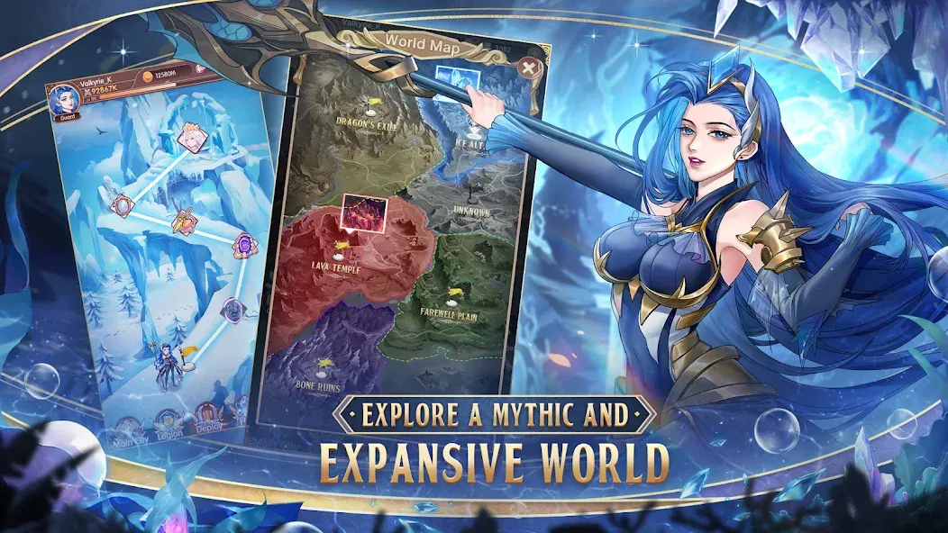 Legend of Almia:idle RPG (Легенда о Альмии) МОД/Взлом [Меню, Бесконечные монеты и Открытые уровни] Screenshot 5