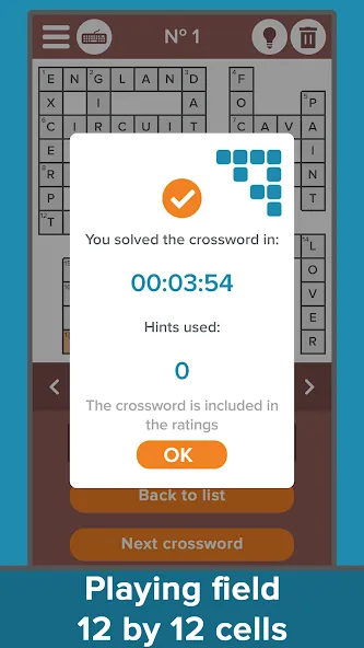 Crossword: Grand collection МОД/Взлом [Деньги, Монеты и Меню MOD] Screenshot 4