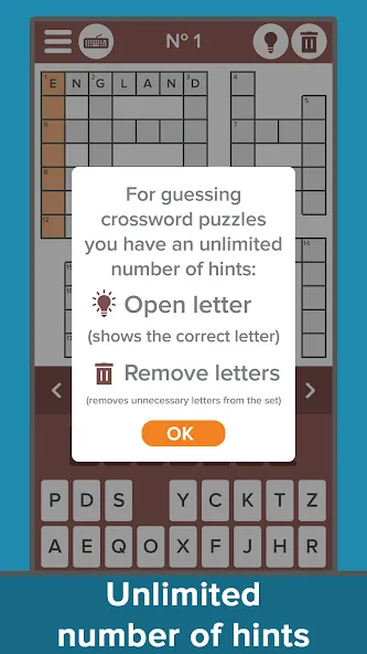 Crossword: Grand collection МОД/Взлом [Деньги, Монеты и Меню MOD] Screenshot 5