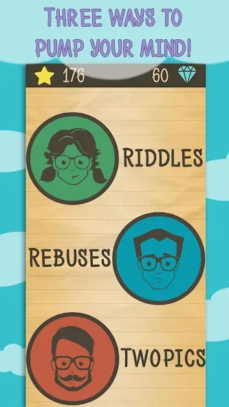 Riddles, Rebuses and Two Pics МОД/Взлом [Деньги, Монеты и Меню MOD] Screenshot 5