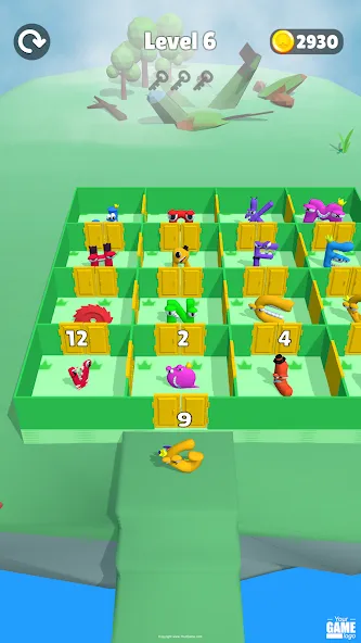 Alphabet Battle: Room Maze (Алфавит батл) МОД/Взлом [Много монет, Открытые уровни и Мега MOD] Screenshot 5