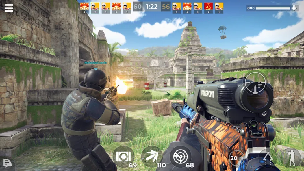 AWP Mode: Online Sniper Action (ЭЙВИПИ Режим) МОД/Взлом [Деньги, Монеты и Меню MOD] Screenshot 2