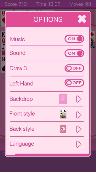 Pink Solitaire (Пинк Солитер) МОД/Взлом [Бесконечные деньги, Монеты и Мега MOD] Screenshot 4