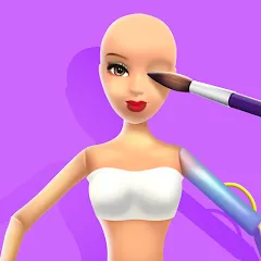 Скачать Взлом Doll Makeover - DIY 3D Dolly на Андроид (Много денег)
