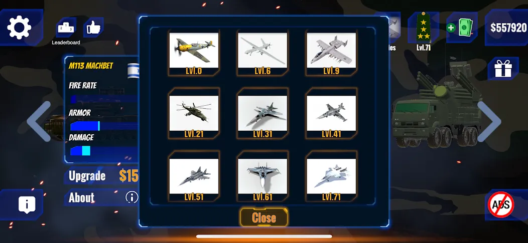 C-RAM Simulator: Air defense МОД/Взлом [Меню, Бесконечные монеты и Открытые уровни] Screenshot 4