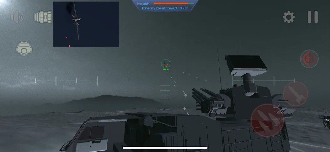 C-RAM Simulator: Air defense МОД/Взлом [Меню, Бесконечные монеты и Открытые уровни] Screenshot 5