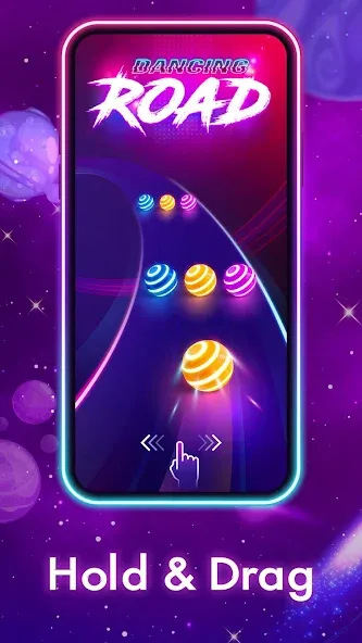 Dancing Road: Color Ball Run! (Дансинг Роад) МОД/Взлом [Много монет, Открытые уровни и Мега MOD] Screenshot 3