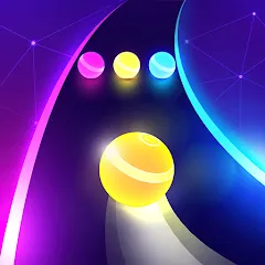 Скачать Взломанную Dancing Road: Color Ball Run! на Андроид (Много денег)