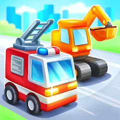 Скачать Взломанная Car games for kids & toddler на Андроид (Все открыто)