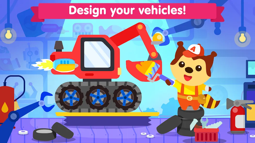 Car games for toddlers & kids МОД/Взлом [Много денег, Монет и Все открыто] Screenshot 1