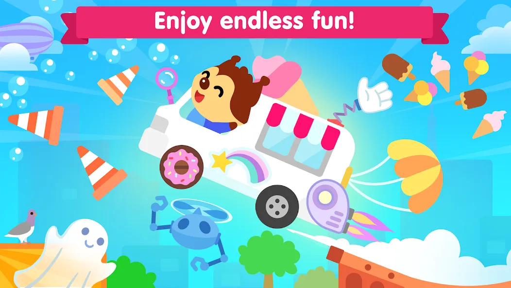 Car games for toddlers & kids МОД/Взлом [Много денег, Монет и Все открыто] Screenshot 2