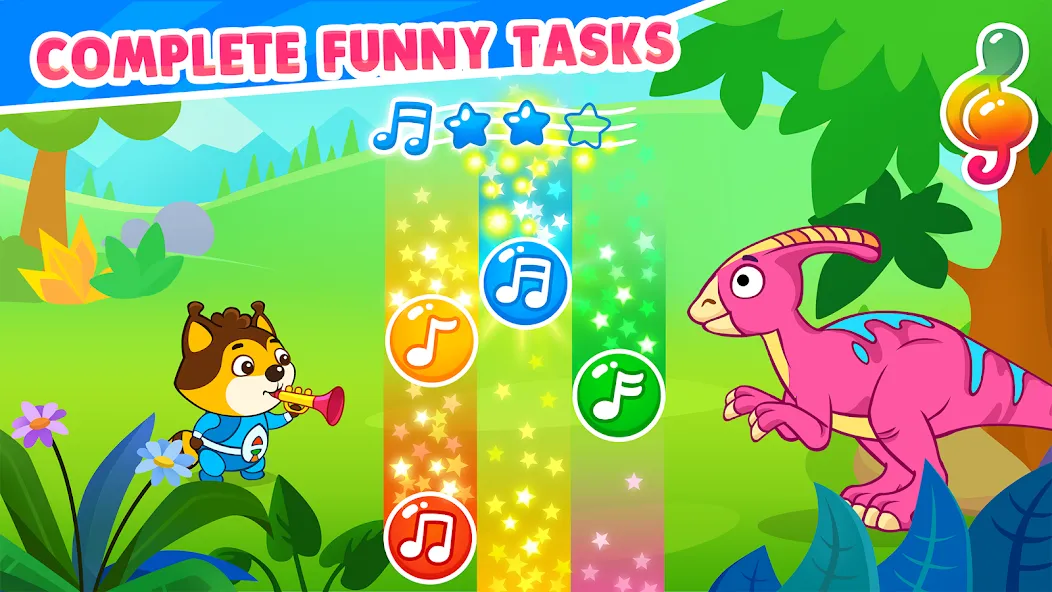 Dinosaur games for toddlers МОД/Взлом [Много монет, Открытые уровни и Мега MOD] Screenshot 3