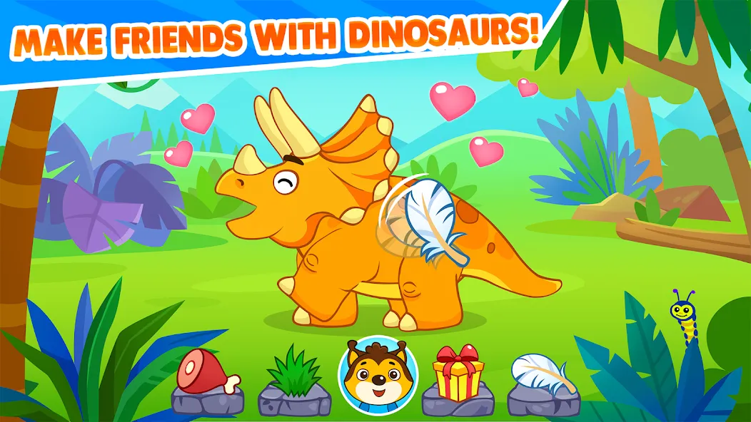 Dinosaur games for toddlers МОД/Взлом [Много монет, Открытые уровни и Мега MOD] Screenshot 4