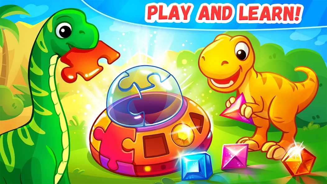 Dinosaur games for kids age 2 МОД/Взлом [Бесконечные деньги, Монеты и Мега MOD] Screenshot 2