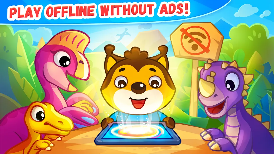 Dinosaur games for kids age 2 МОД/Взлом [Бесконечные деньги, Монеты и Мега MOD] Screenshot 5