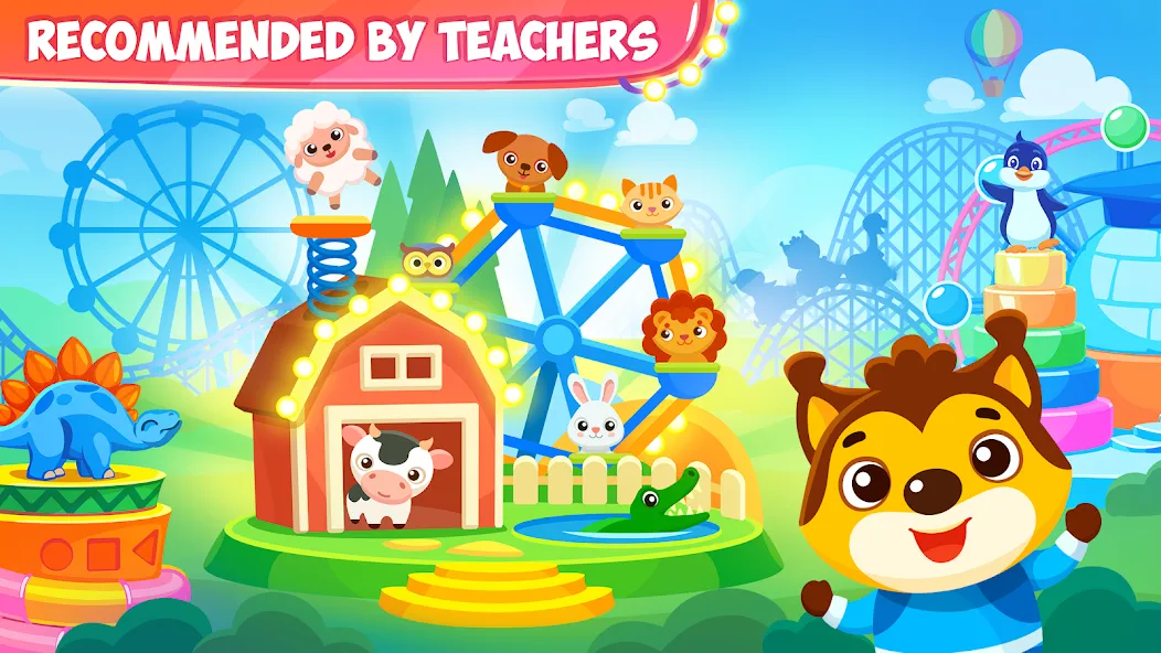 Games for kids 3 years old МОД/Взлом [Меню, Бесконечные монеты и Открытые уровни] Screenshot 1