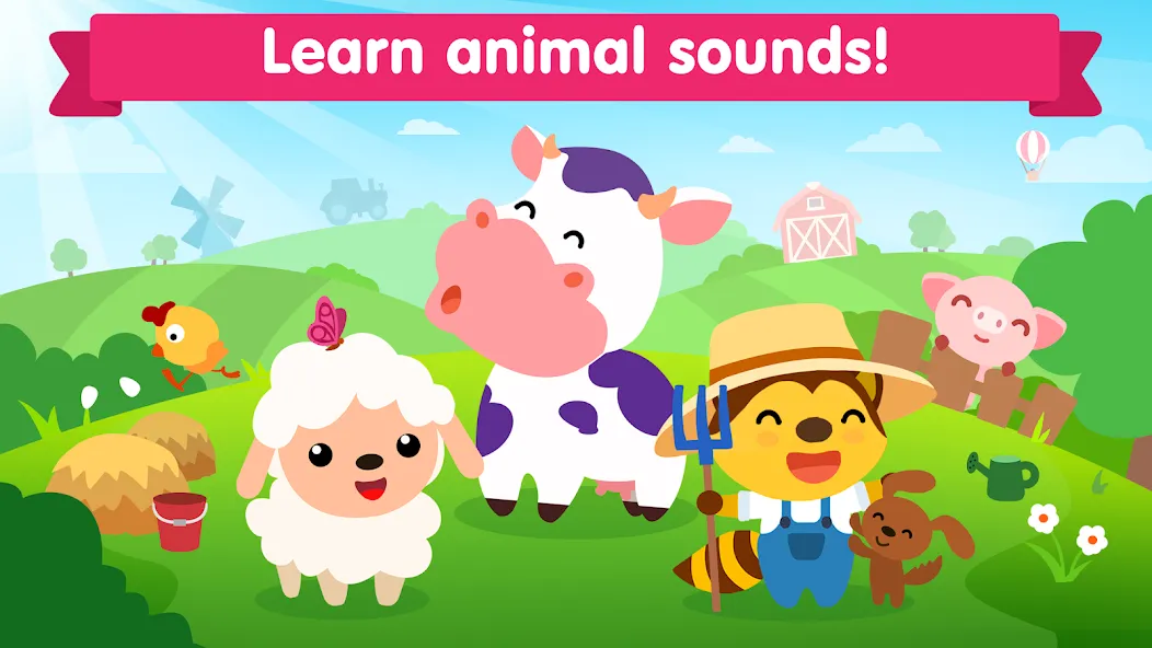 Animal sounds games for babies МОД/Взлом [Деньги, Монеты и Меню MOD] Screenshot 1