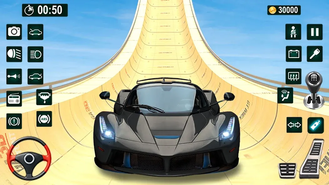 GT Car Stunt 3D: Ramp Car Game МОД/Взлом [Бесконечные деньги, Монеты и Мега MOD] Screenshot 2