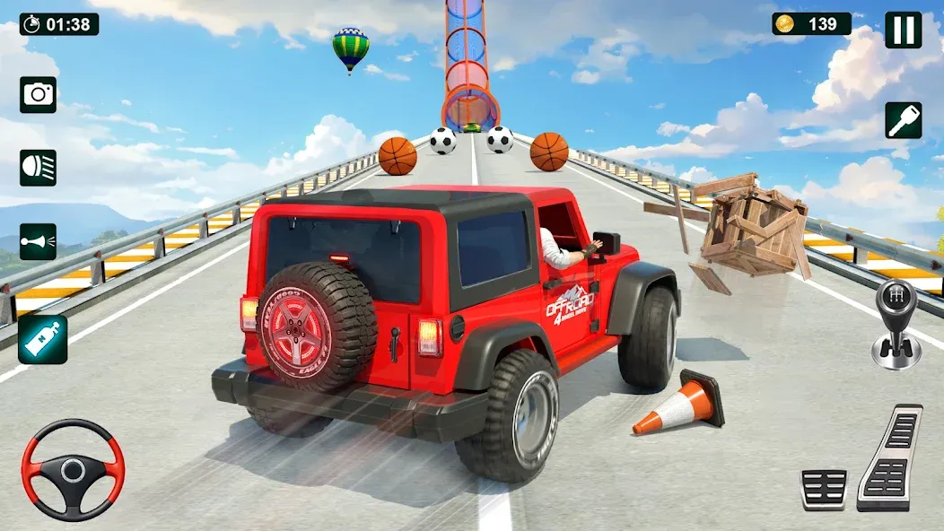 GT Car Stunt 3D: Ramp Car Game МОД/Взлом [Бесконечные деньги, Монеты и Мега MOD] Screenshot 3