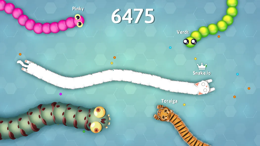 Snake.io - Fun Snake .io Games МОД/Взлом [Деньги, Монеты и Меню MOD] Screenshot 5