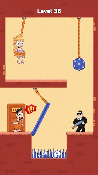 Cut Master: Fun Rope Cut Game (Кат зе Роуп) МОД/Взлом [Все открыто, Дополнительные деньги и Меню MOD] Screenshot 1