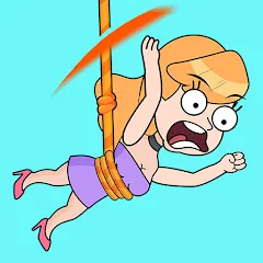 Скачать Взломанная Cut Master: Fun Rope Cut Game (Без рекламы) на Android